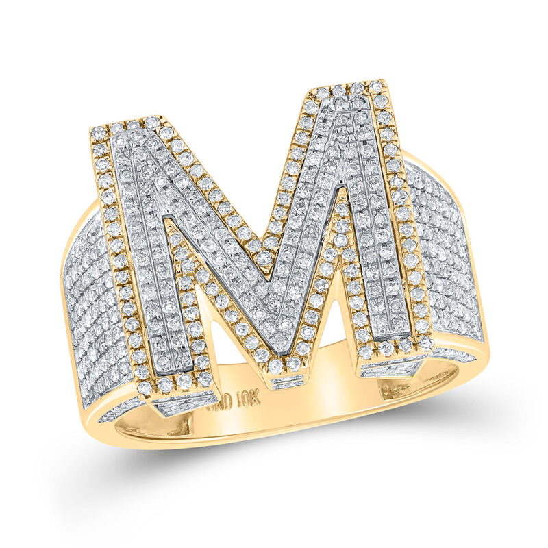 DRD Single Initial Ring – Marissa Collections